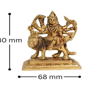 BRASS MEDIUM SIZE AMBE MAA MURTI(IDOL)